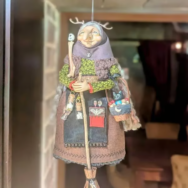 🧙‍♀️Limited Edition – Only 100 Handmade Kitchen Witch Dolls Left! ✨
