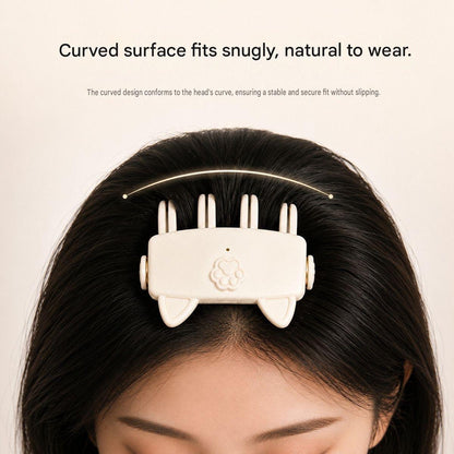 Cute Cat‑Ear Root Volume Heating Comb🐱