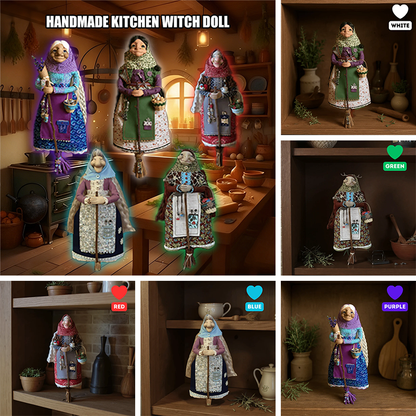 🧙‍♀️Limited Edition – Only 100 Handmade Kitchen Witch Dolls Left! ✨