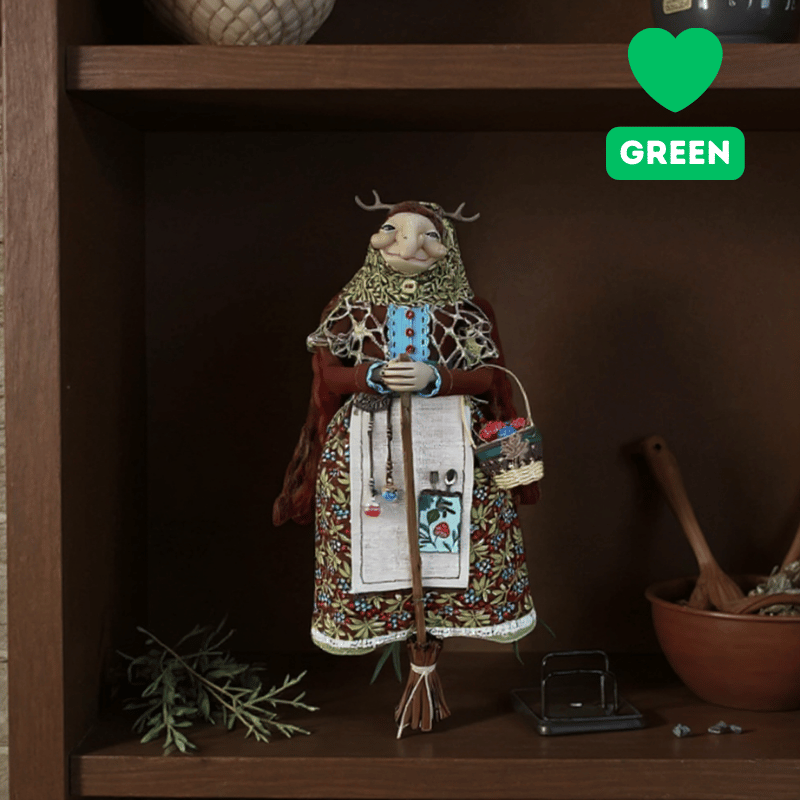 🧙‍♀️Limited Edition – Only 100 Handmade Kitchen Witch Dolls Left! ✨