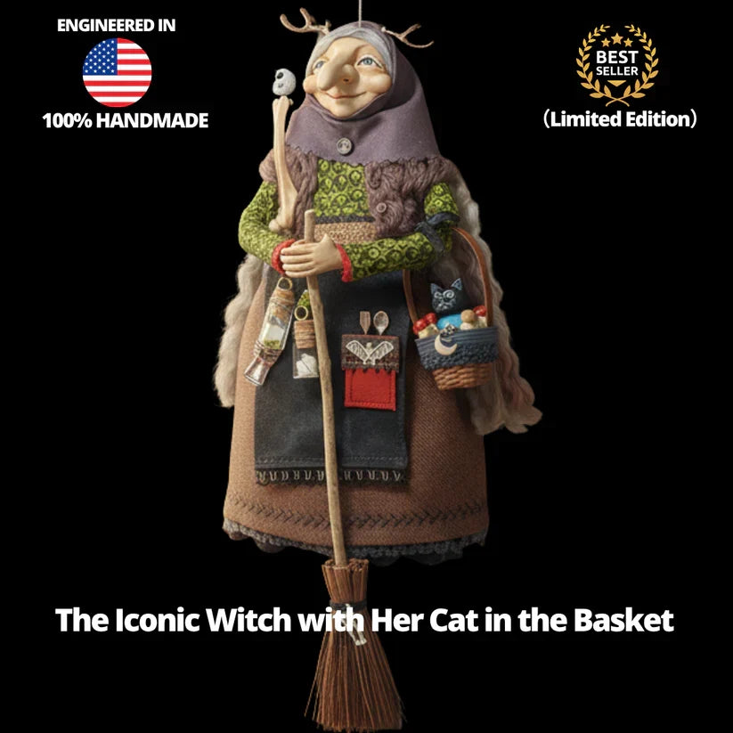 🧙‍♀️Limited Edition – Only 100 Handmade Kitchen Witch Dolls Left! ✨